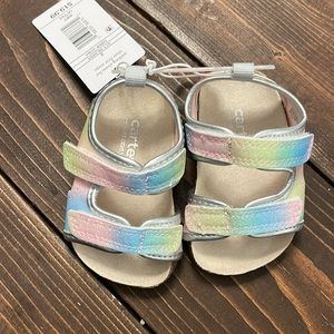 Carter’s Baby Girl Rainbow First Walker Sandals